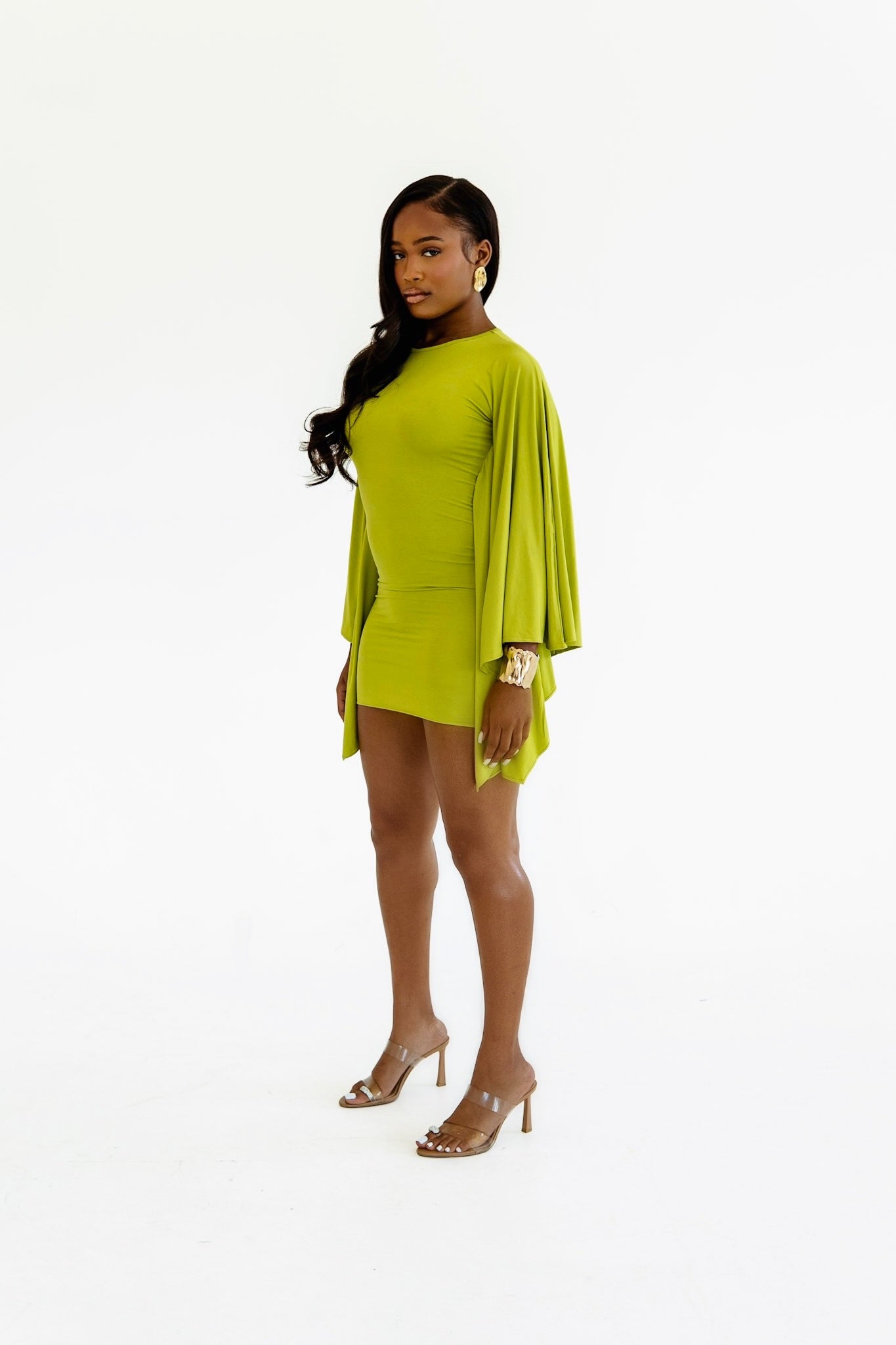 Solèa Mini Dress- Olive