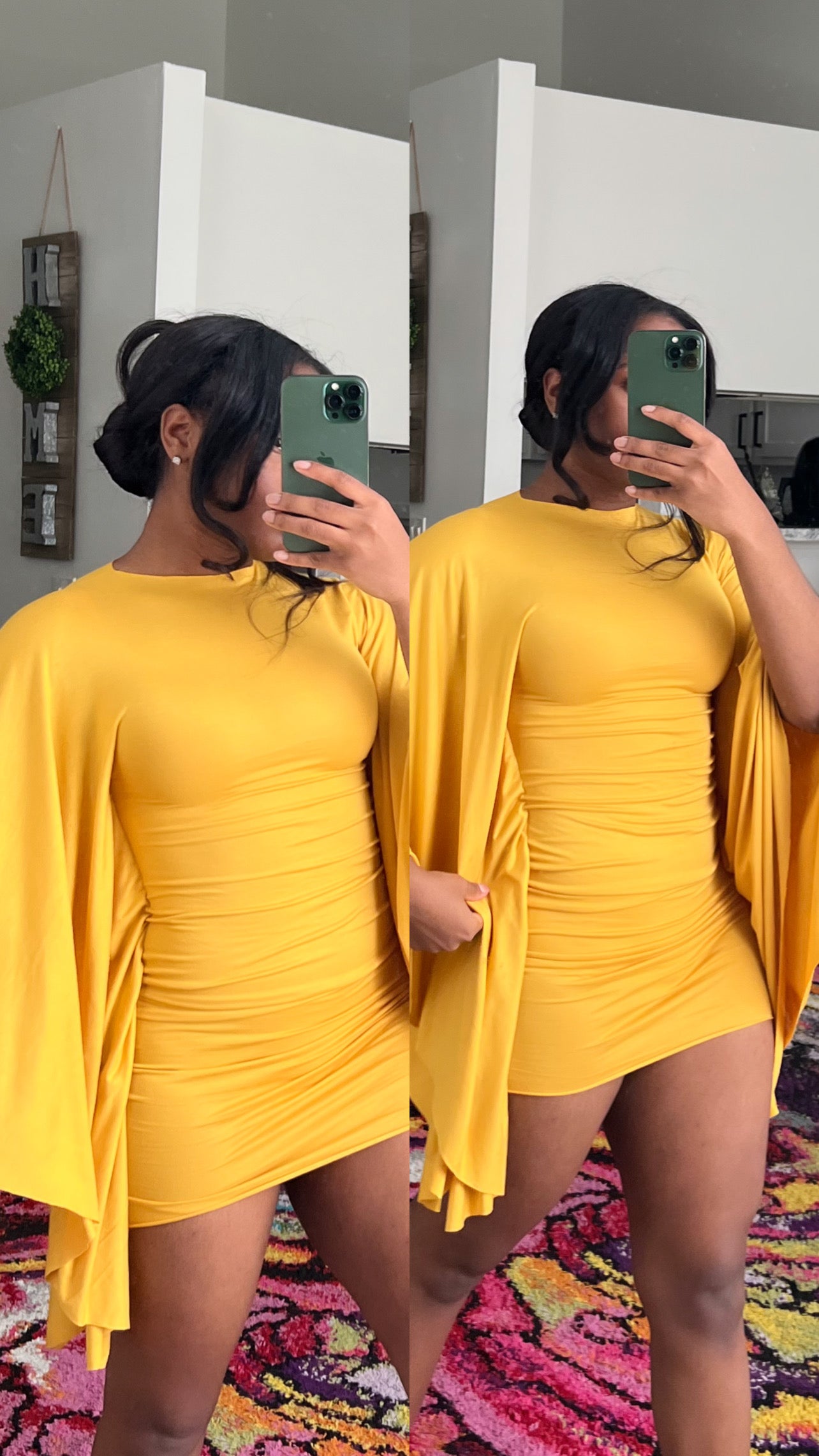 Solèa Mini Dress - Yellow Mustard