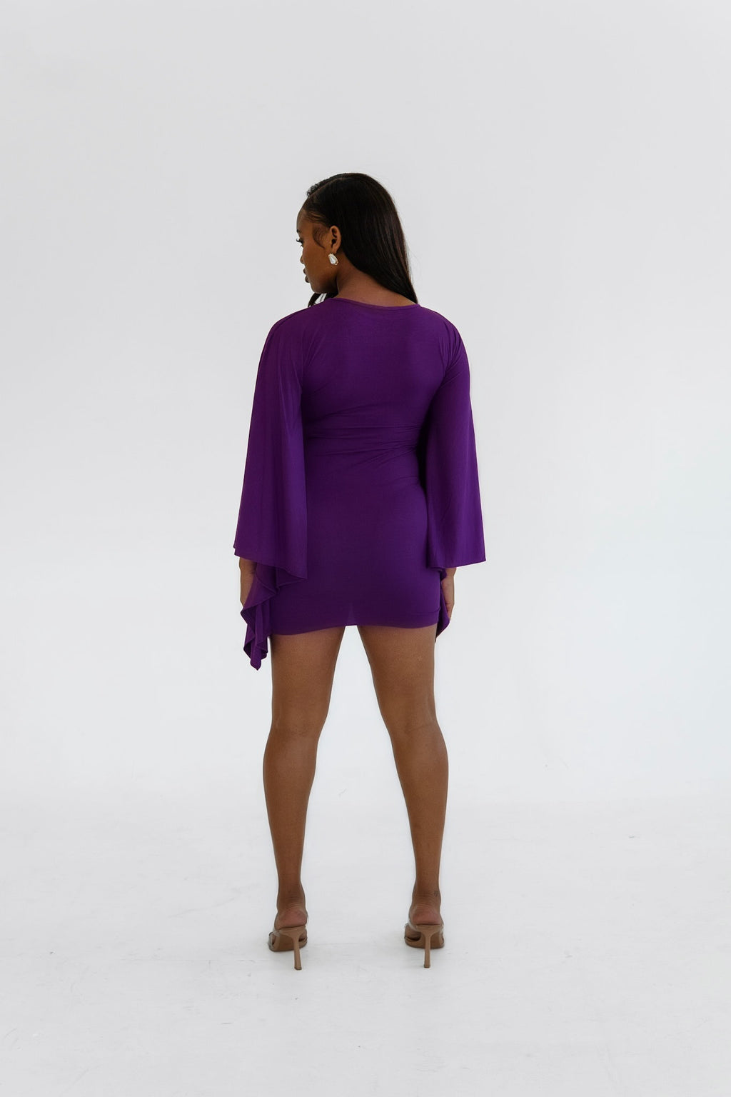 Soléa Mini Dress- Plum