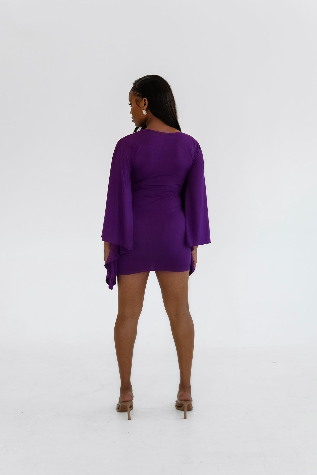 Soléa Mini Dress- Plum